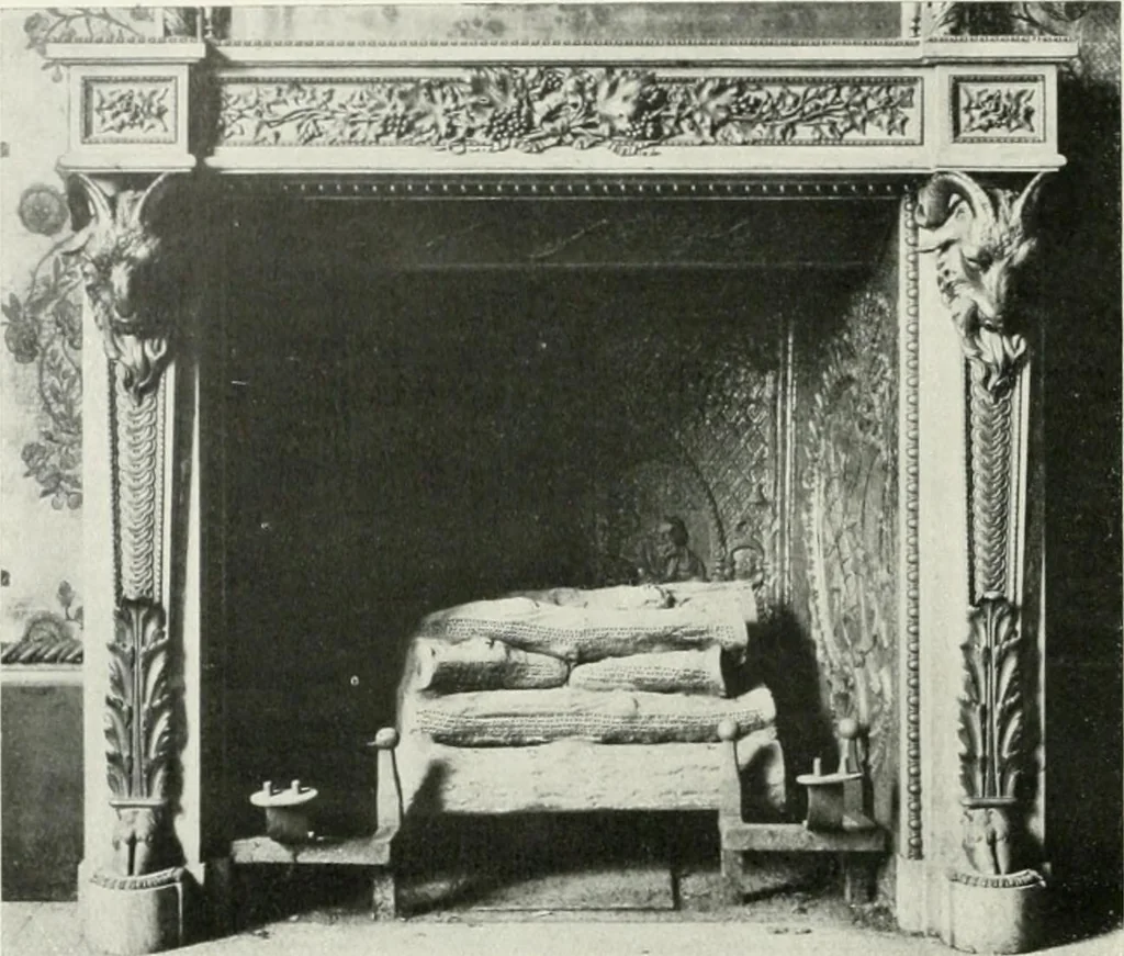 An illustration from Louis XVI furniture, 1913, leaf 95