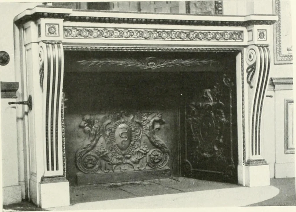 An illustration from Louis XVI furniture, 1913, leaf 96