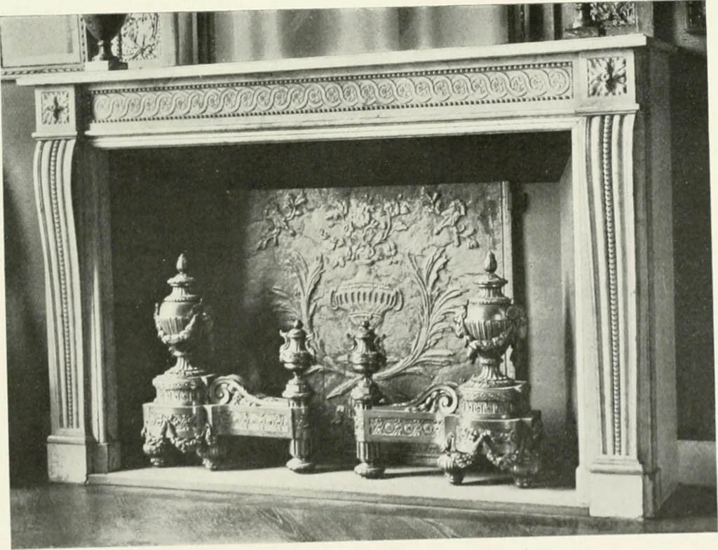 An illustration from Louis XVI furniture, 1913, leaf 96