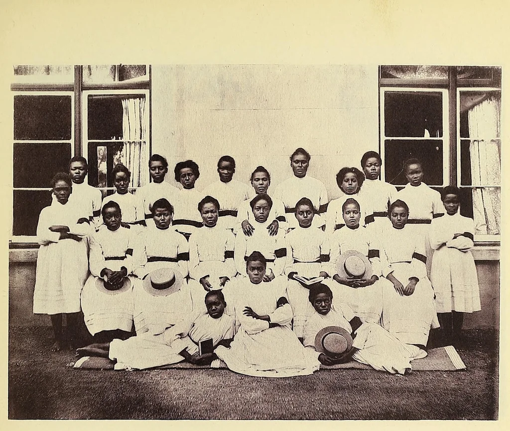 An illustration from Lovedale missionary institution, South Africa, 1894, leaf 121