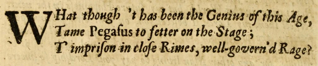 An illustration from Love in the dark, or, The man of bus'ness : a comedy : acted at the Theatre Royal by His Majesties Servants, 1675, leaf 10