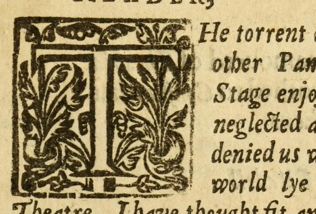 An illustration from Love in it's extasie, or, The large prerogative : a kind of royall pastorall, 1649, leaf 9