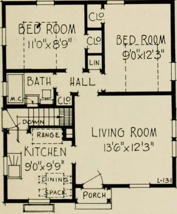 An illustration from Low cost homes., 1900, leaf 18