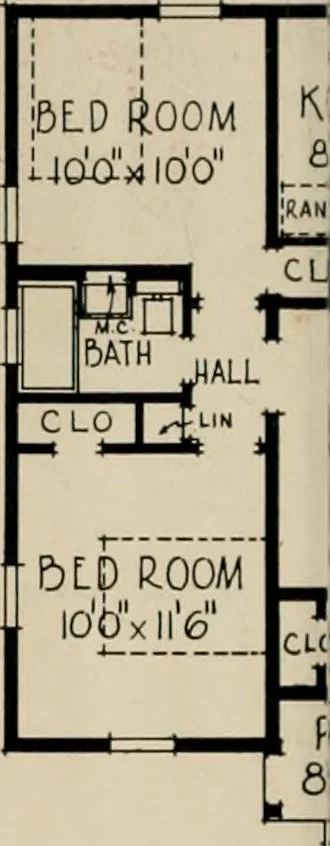 An illustration from Low cost homes., 1900, leaf 19