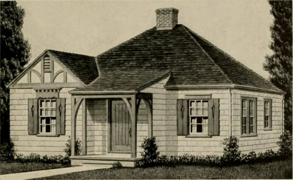 An illustration from Low cost homes., 1900, leaf 20