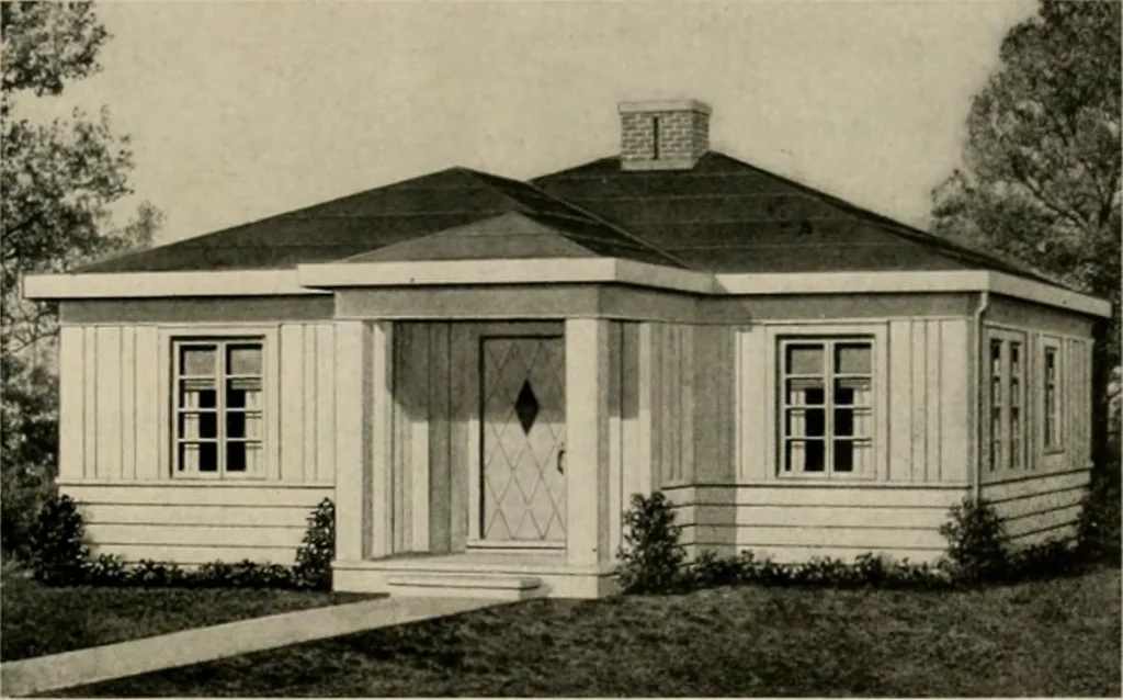 An illustration from Low cost homes., 1900, leaf 20