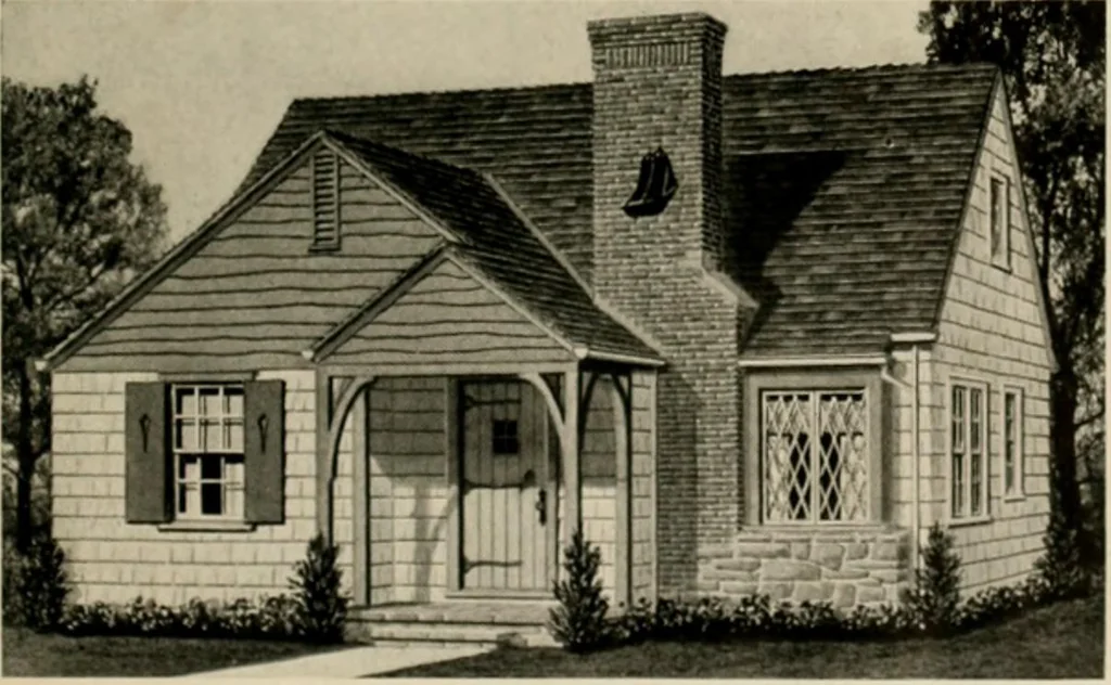 An illustration from Low cost homes., 1900, leaf 20