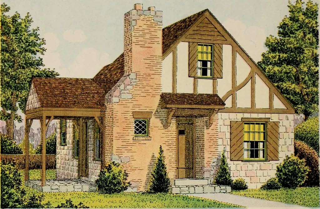 An illustration from Low cost homes., 1900, leaf 21