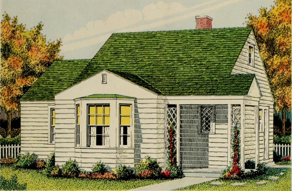 An illustration from Low cost homes., 1900, leaf 22