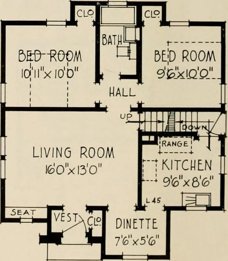 An illustration from Low cost homes., 1900, leaf 23