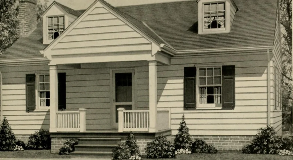 An illustration from Low cost homes., 1900, leaf 28