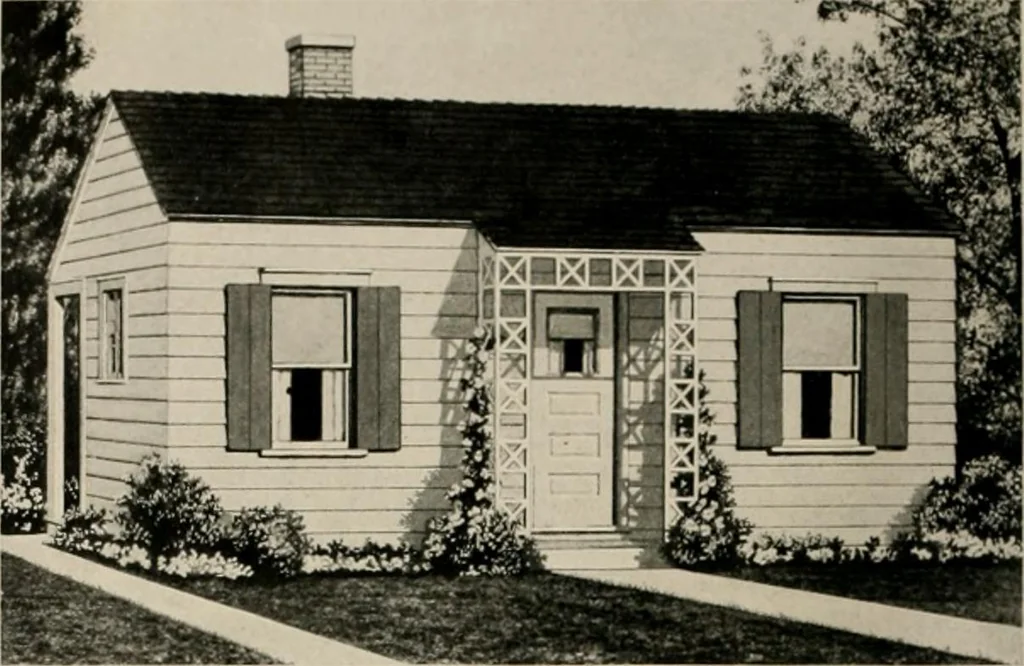 An illustration from Low cost homes., 1900, leaf 29