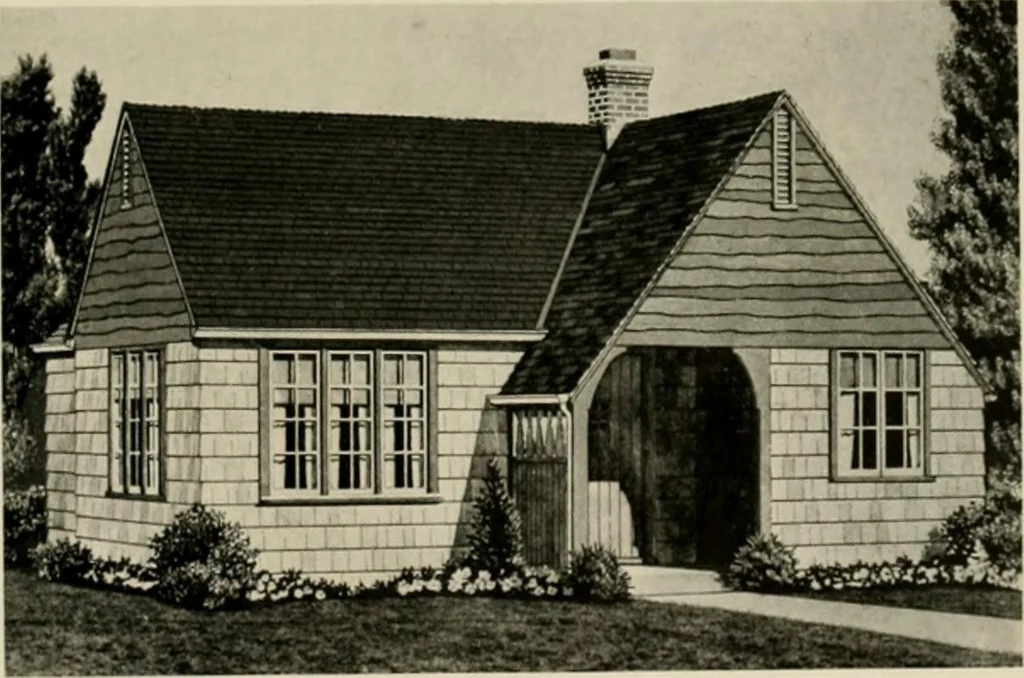 An illustration from Low cost homes., 1900, leaf 30
