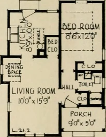 An illustration from Low cost homes., 1900, leaf 31