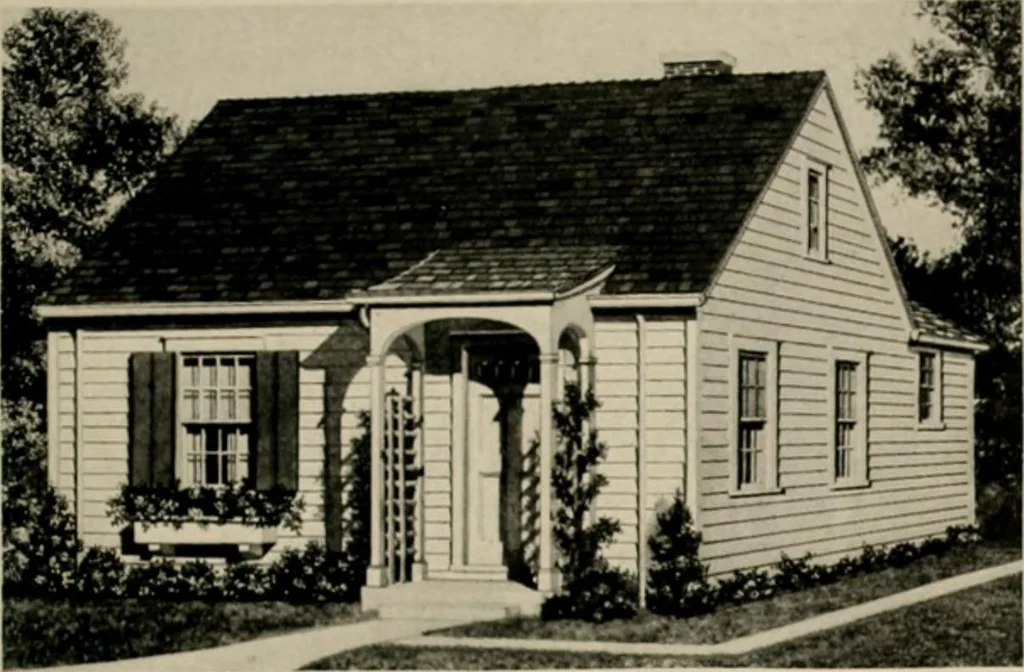 An illustration from Low cost homes., 1900, leaf 32
