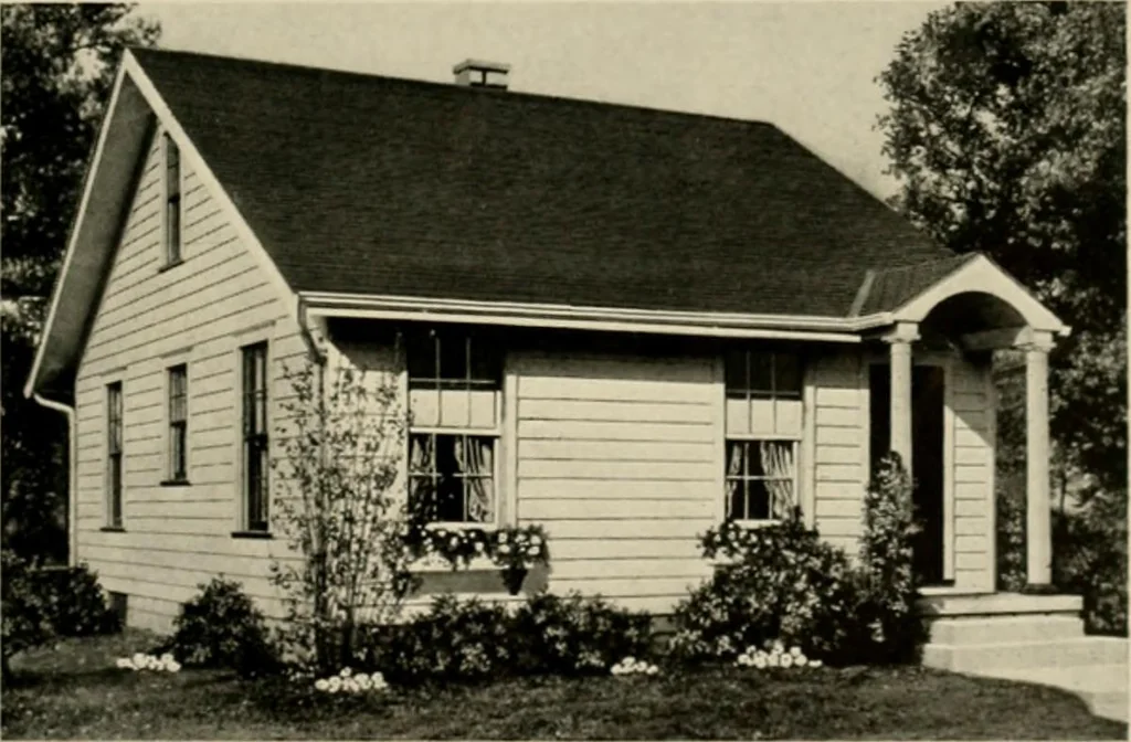An illustration from Low cost homes., 1900, leaf 32