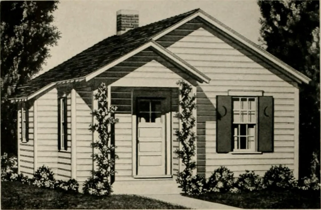 An illustration from Low cost homes., 1900, leaf 33