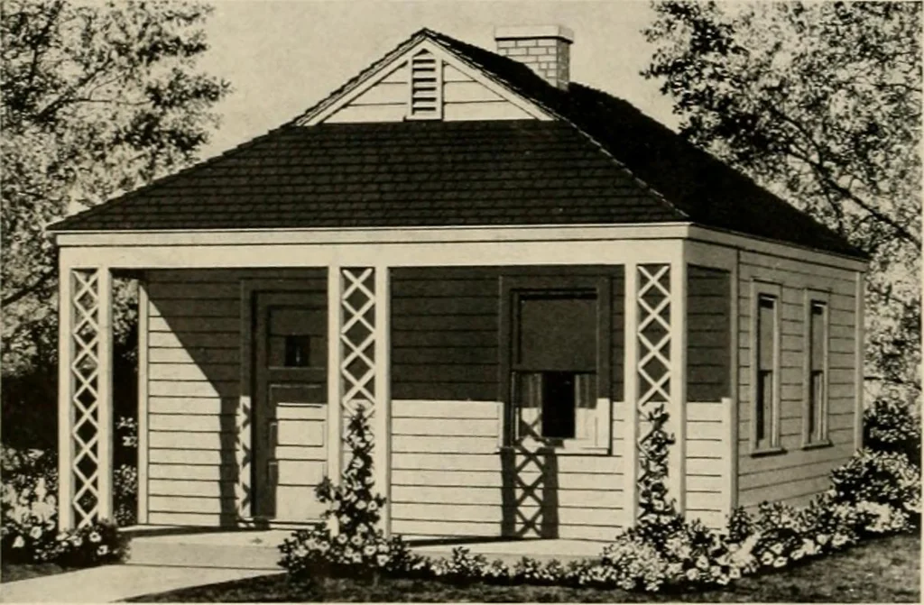 An illustration from Low cost homes., 1900, leaf 33