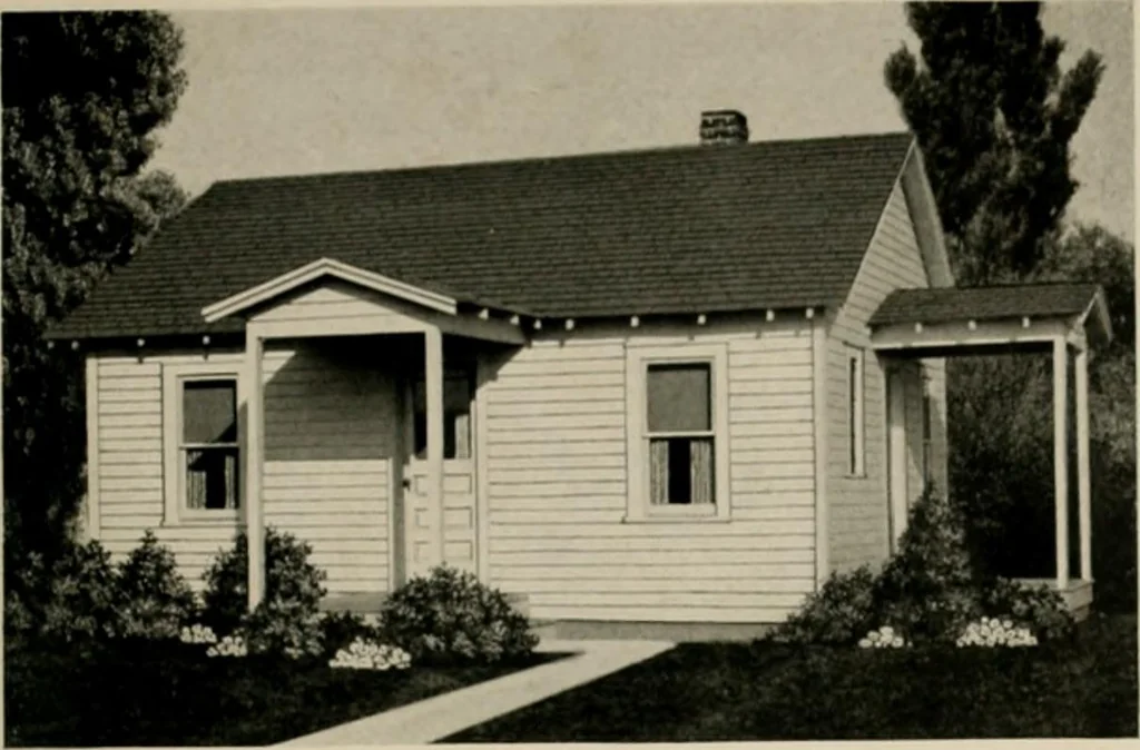 An illustration from Low cost homes., 1900, leaf 34
