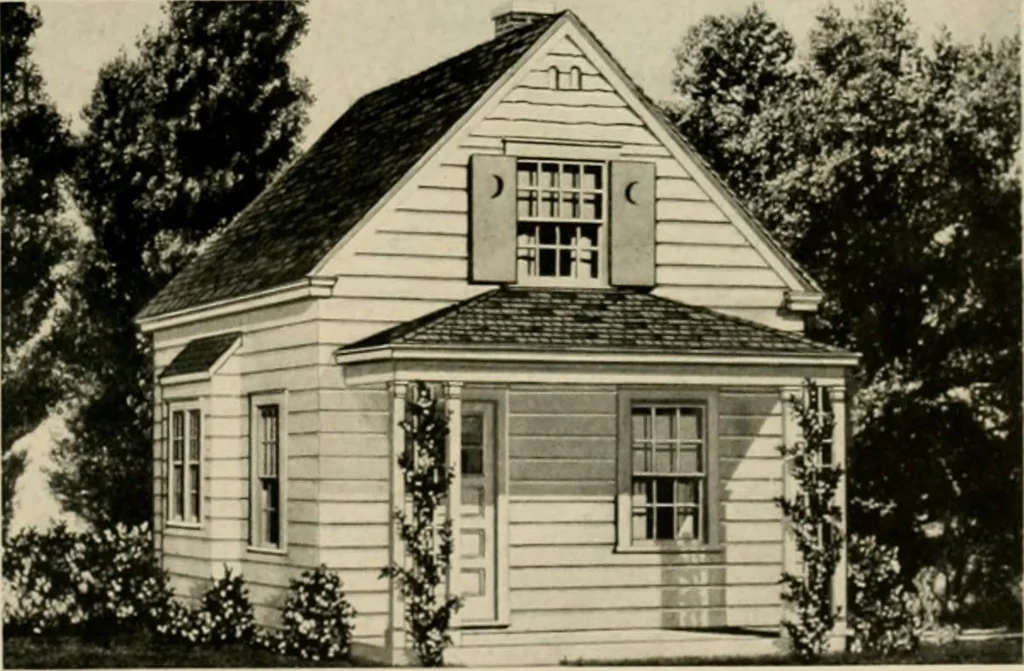 An illustration from Low cost homes., 1900, leaf 34