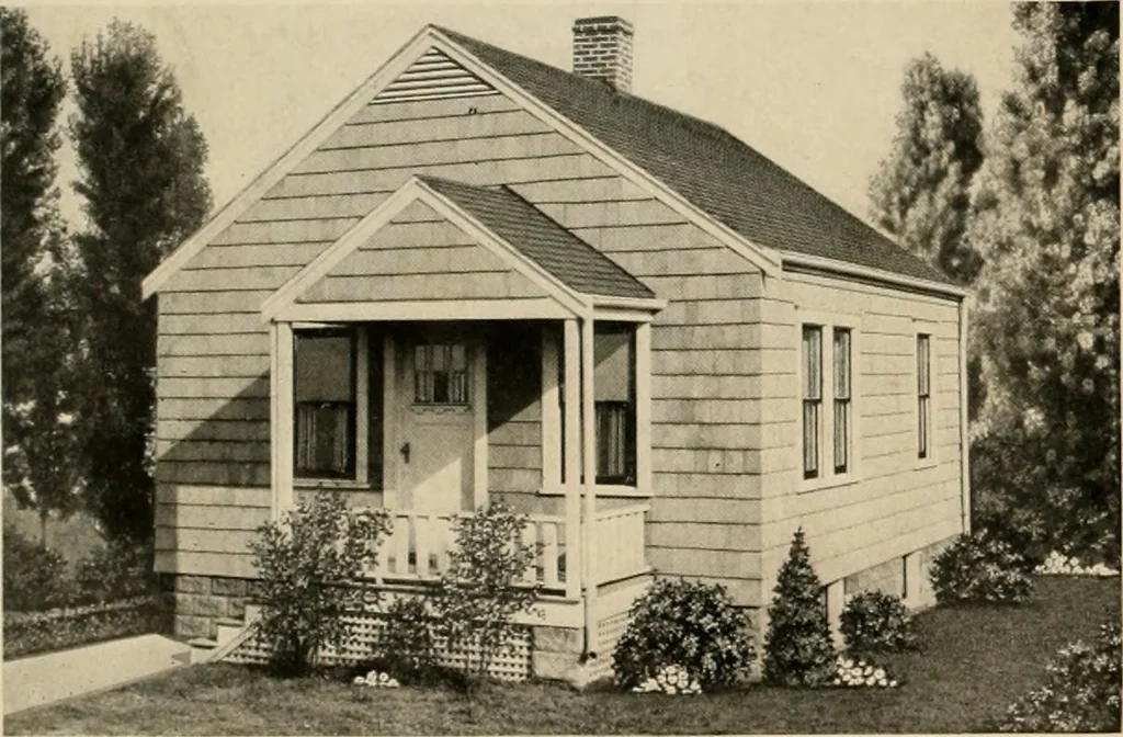 An illustration from Low cost homes., 1900, leaf 35