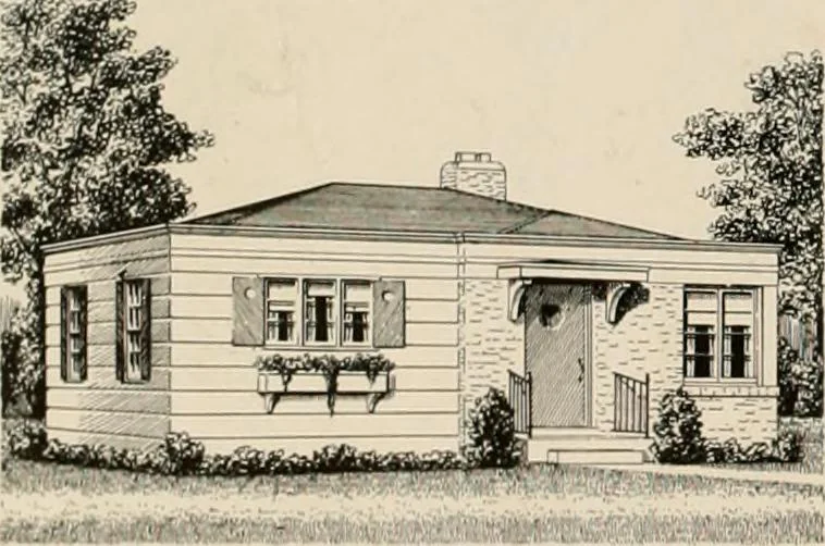 An illustration from Low cost homes., 1900, leaf 5