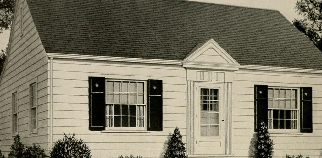 An illustration from Low cost homes., 1900, leaf 7