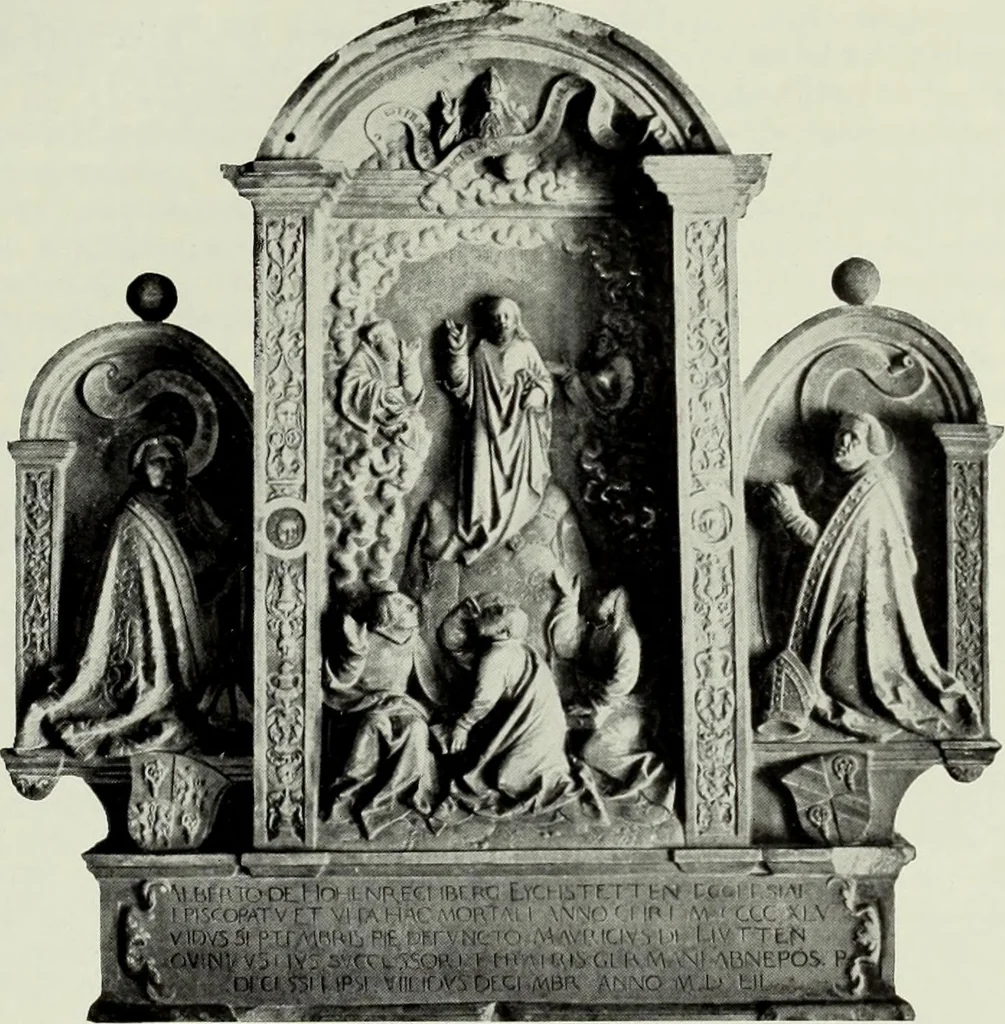 An illustration from Loy Hering : ein Beitrag zur Geschichte der deutschen Plastik des XVI. Jahrhunderts, 1905, leaf 112