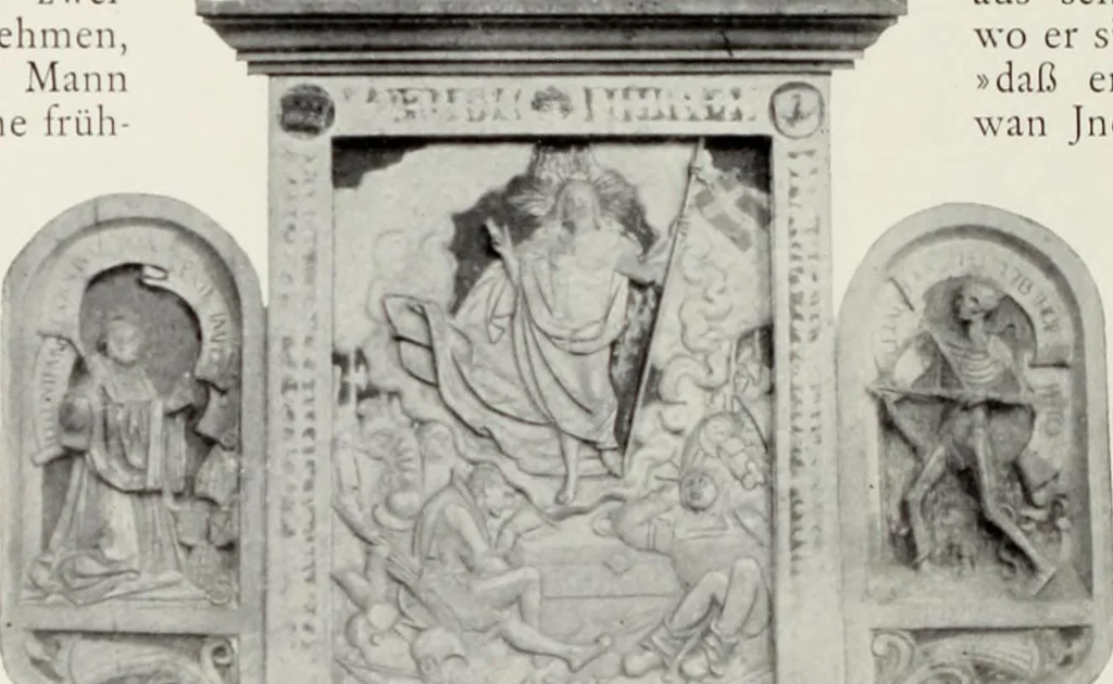 An illustration from Loy Hering : ein Beitrag zur Geschichte der deutschen Plastik des XVI. Jahrhunderts, 1905, leaf 19