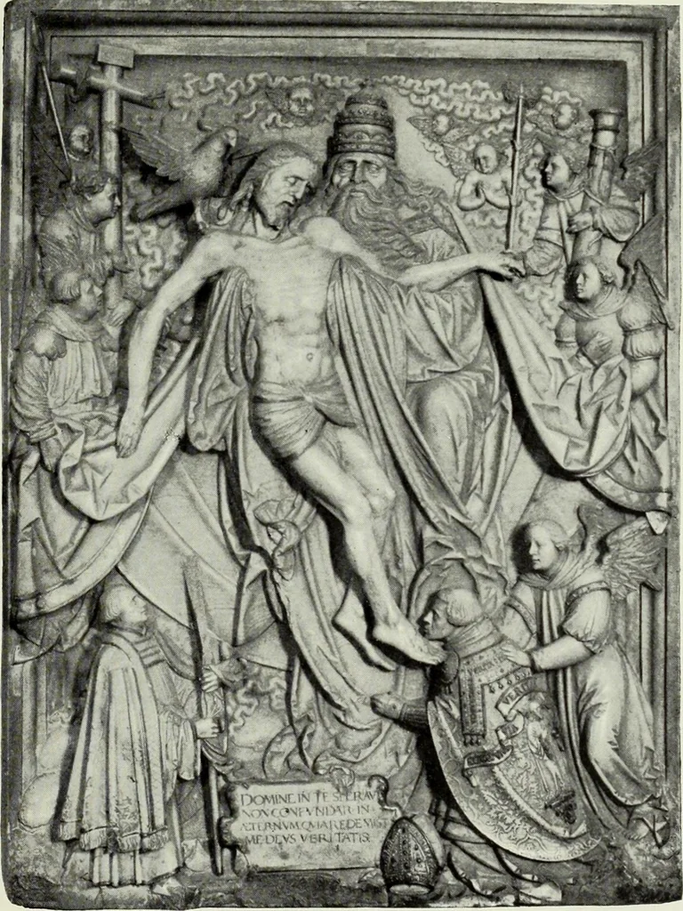 An illustration from Loy Hering : ein Beitrag zur Geschichte der deutschen Plastik des XVI. Jahrhunderts, 1905, leaf 42