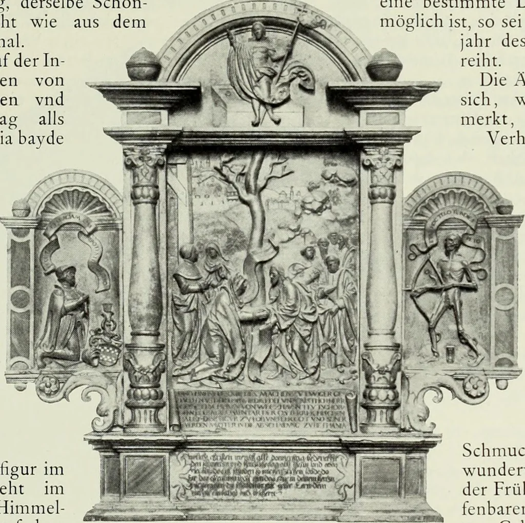 An illustration from Loy Hering : ein Beitrag zur Geschichte der deutschen Plastik des XVI. Jahrhunderts, 1905, leaf 78