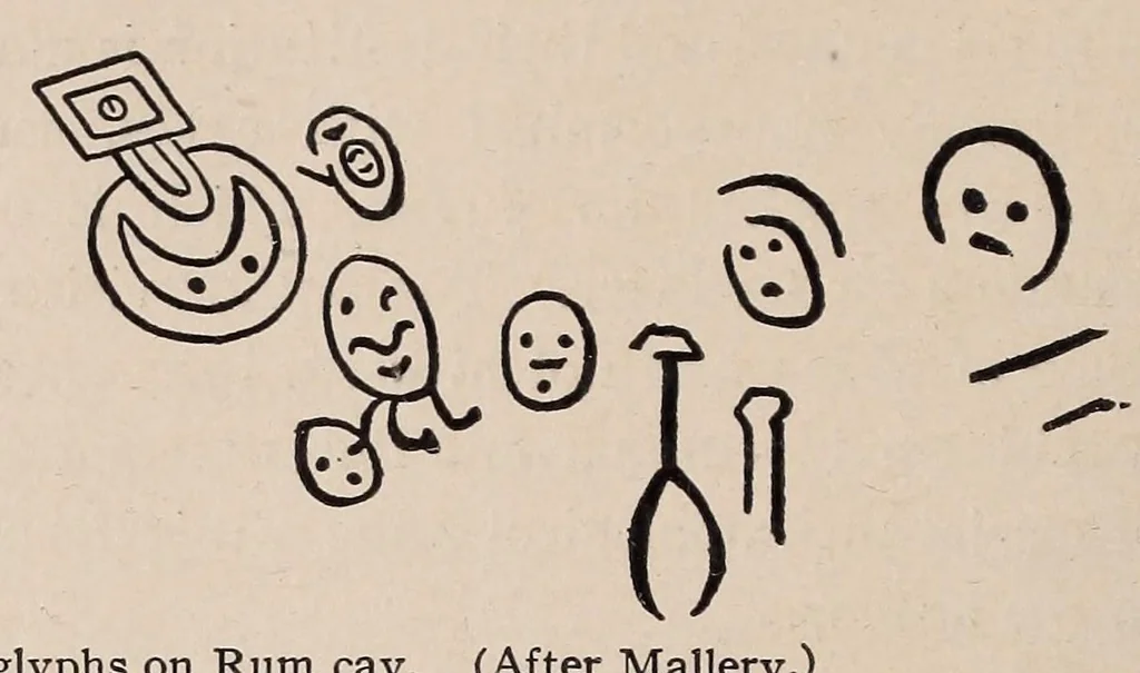 An illustration from Lucayan artifacts from the Bahamas, 1913, leaf 6