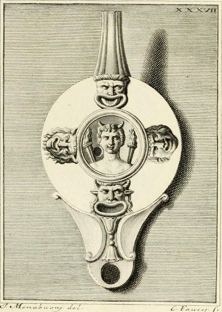 An illustration from Lucernae fictiles musei Passerii, 1739, leaf 100