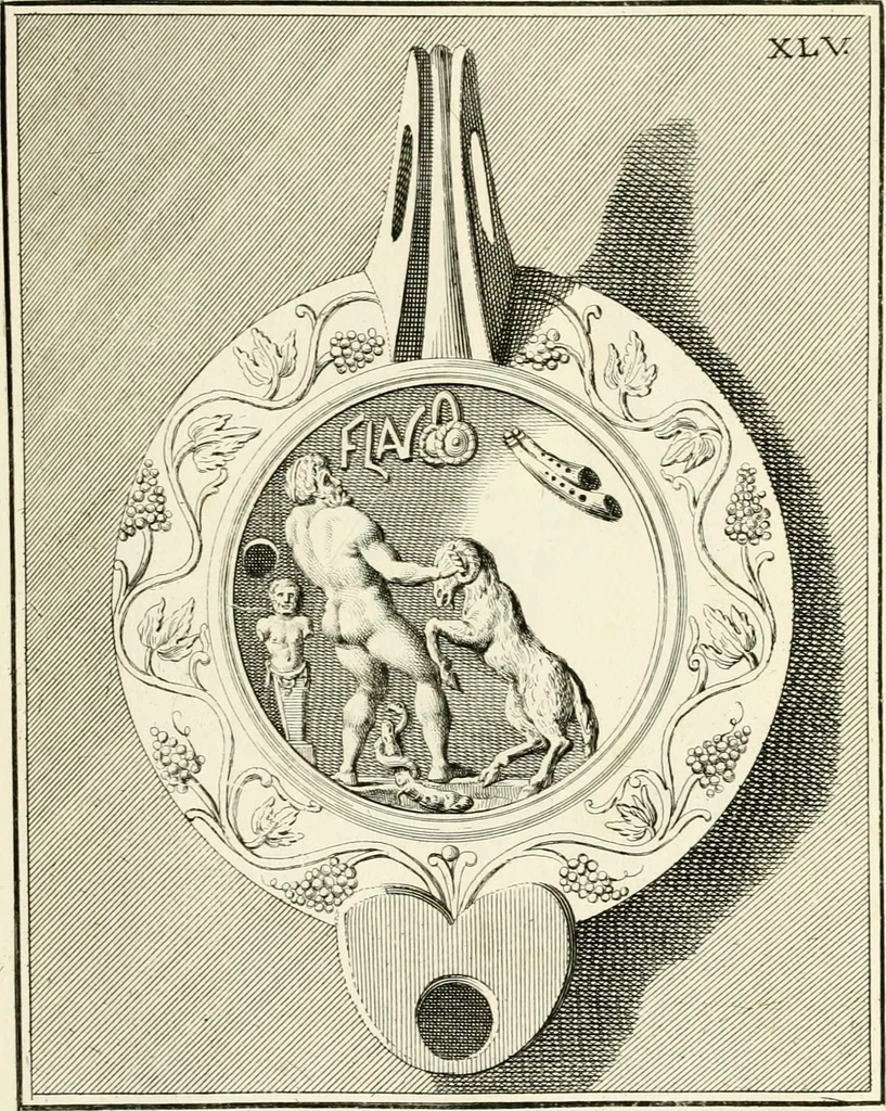 An illustration from Lucernae fictiles musei Passerii, 1739, leaf 116