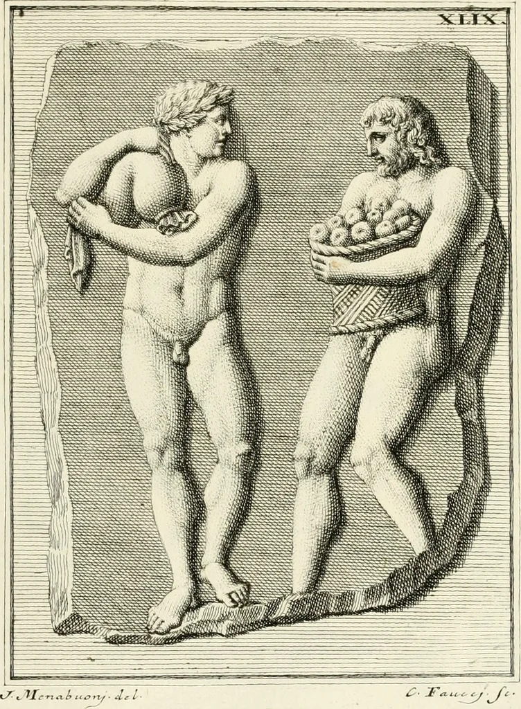 An illustration from Lucernae fictiles musei Passerii, 1739, leaf 124
