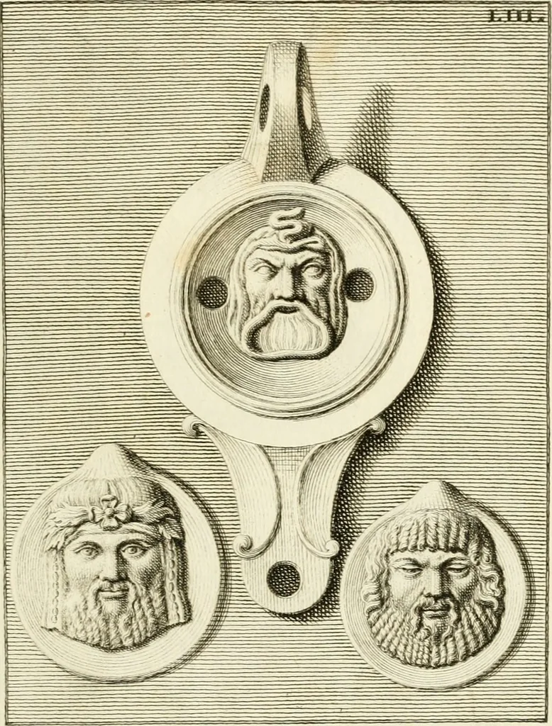 An illustration from Lucernae fictiles musei Passerii, 1739, leaf 132