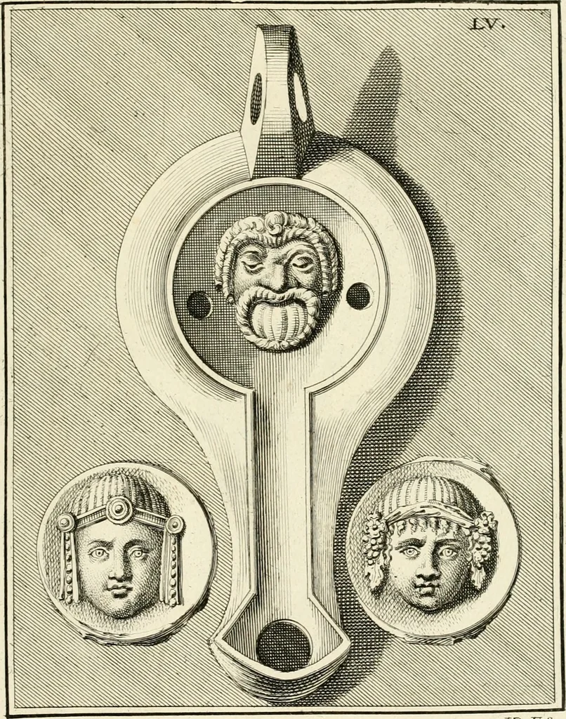 An illustration from Lucernae fictiles musei Passerii, 1739, leaf 136