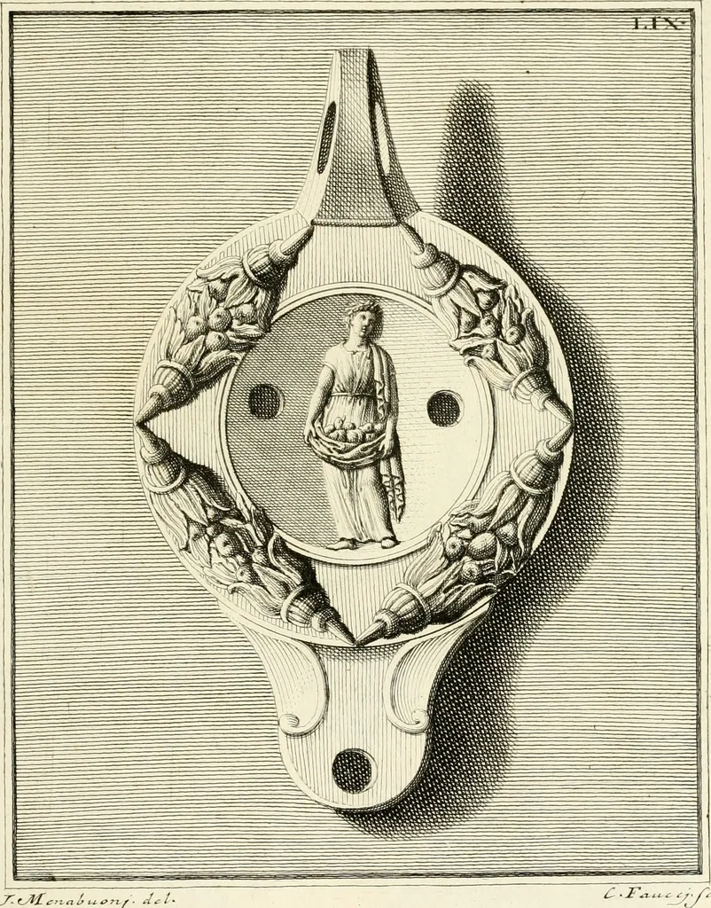 An illustration from Lucernae fictiles musei Passerii, 1739, leaf 144