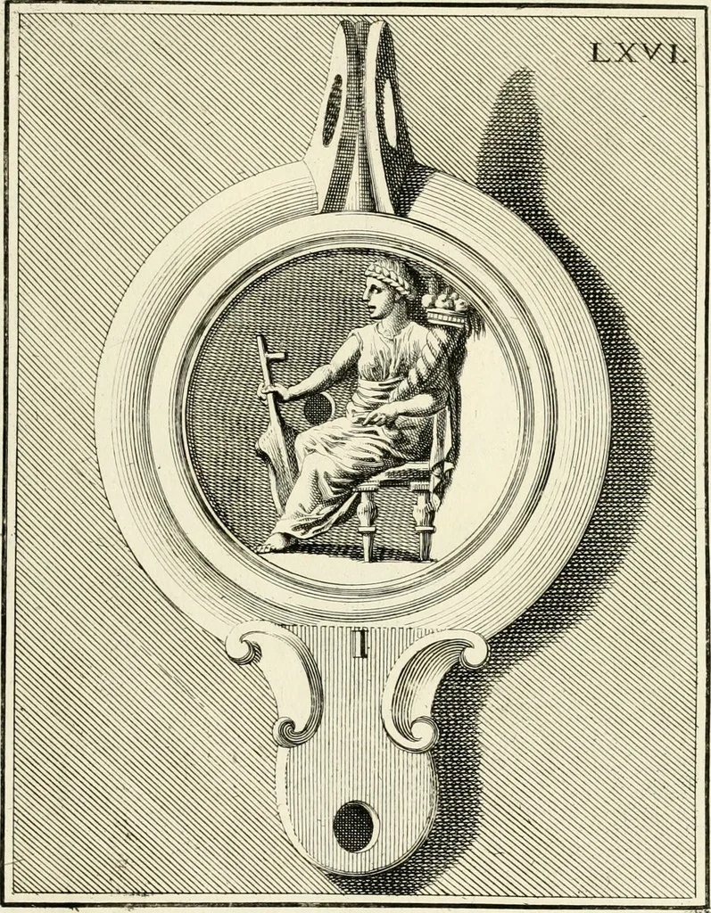 An illustration from Lucernae fictiles musei Passerii, 1739, leaf 158