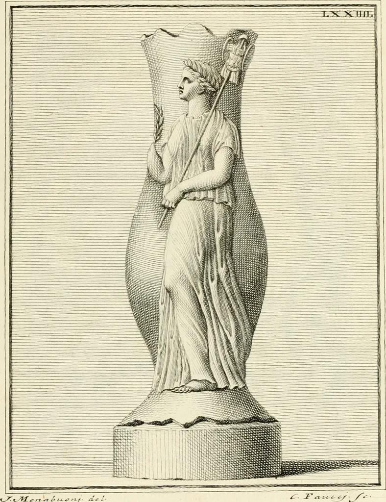 An illustration from Lucernae fictiles musei Passerii, 1739, leaf 174