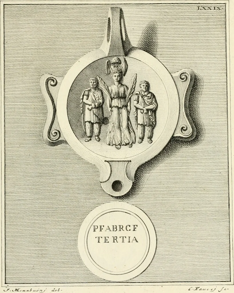 An illustration from Lucernae fictiles musei Passerii, 1739, leaf 184