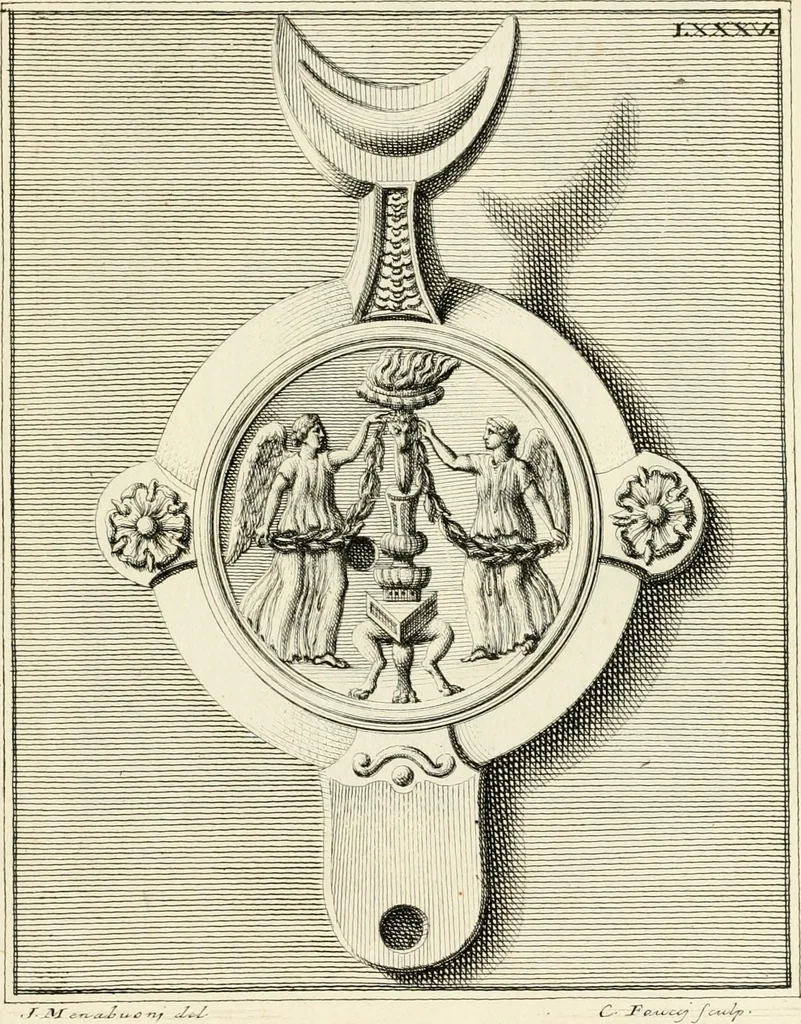 An illustration from Lucernae fictiles musei Passerii, 1739, leaf 196