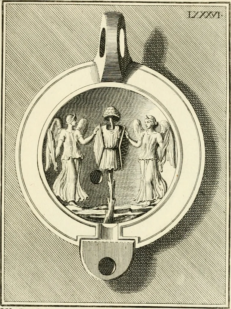 An illustration from Lucernae fictiles musei Passerii, 1739, leaf 198
