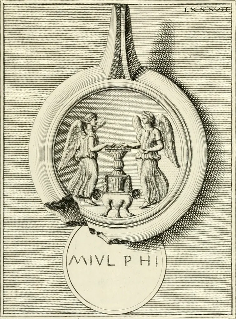 An illustration from Lucernae fictiles musei Passerii, 1739, leaf 200