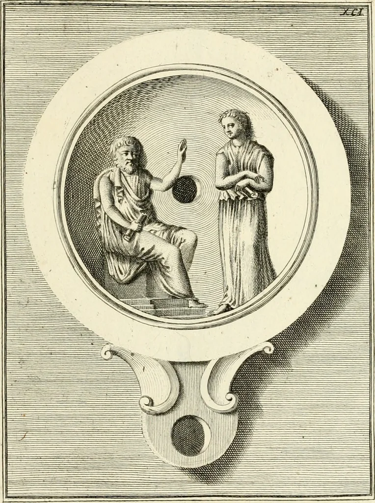 An illustration from Lucernae fictiles musei Passerii, 1739, leaf 208