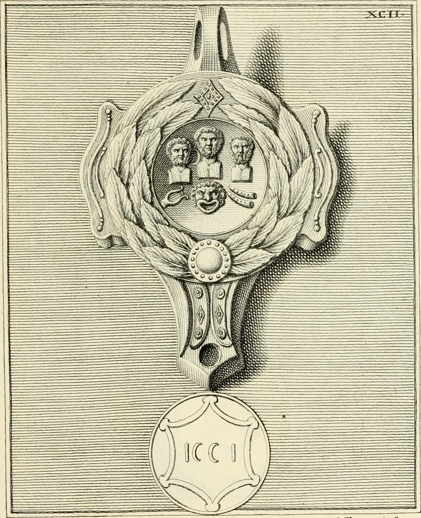 An illustration from Lucernae fictiles musei Passerii, 1739, leaf 210