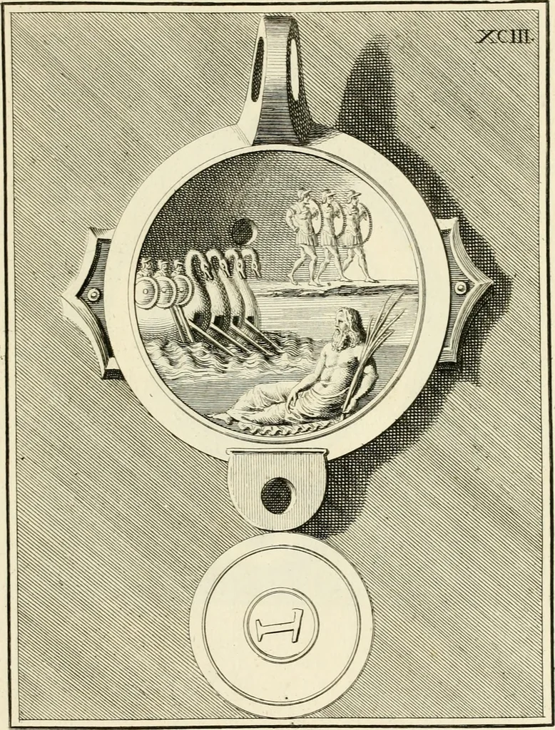 An illustration from Lucernae fictiles musei Passerii, 1739, leaf 212