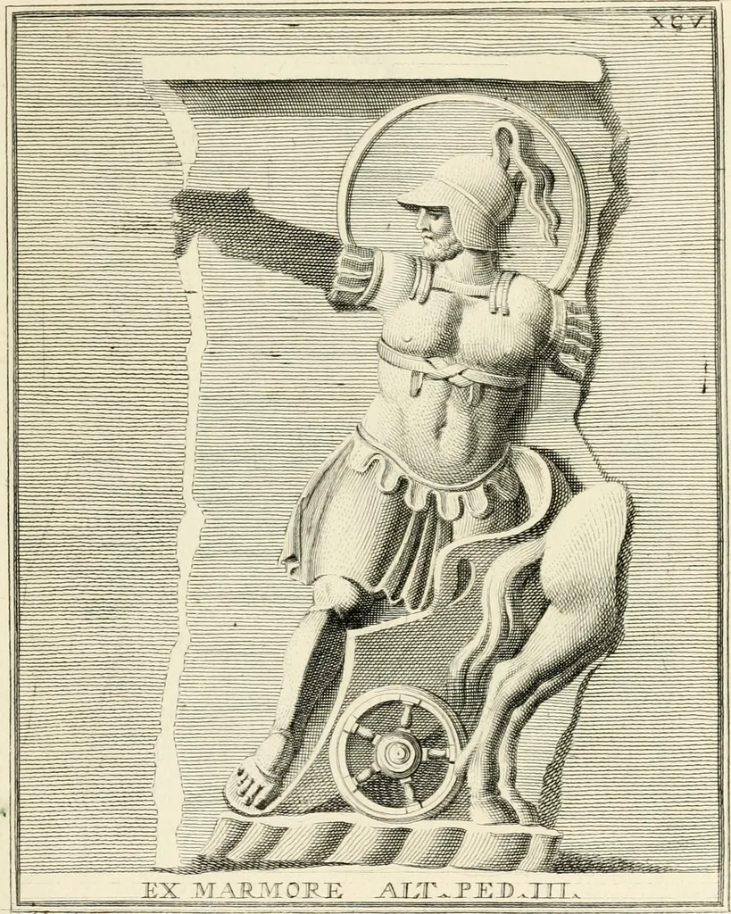 An illustration from Lucernae fictiles musei Passerii, 1739, leaf 216
