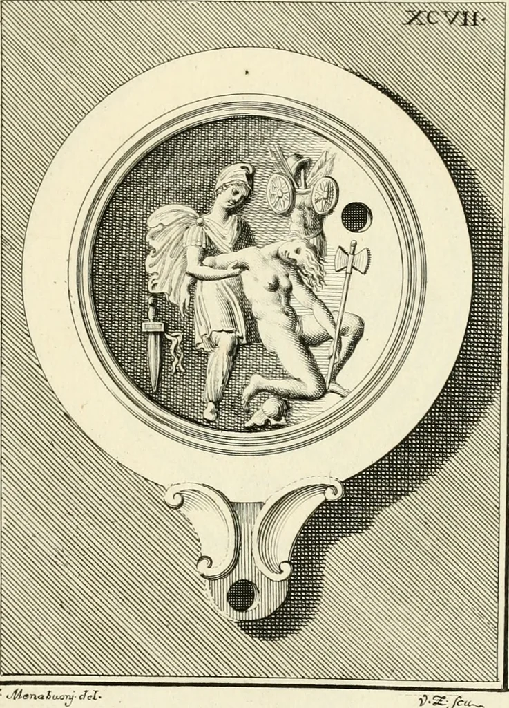 An illustration from Lucernae fictiles musei Passerii, 1739, leaf 220