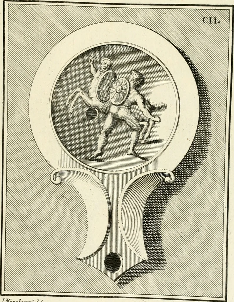 An illustration from Lucernae fictiles musei Passerii, 1739, leaf 230